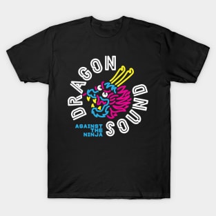 Dragon Sound Against The Ninja Circle Logo T-Shirt